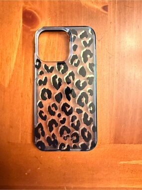 kate spade Leopard Print Clear Phone Case Iphone 13